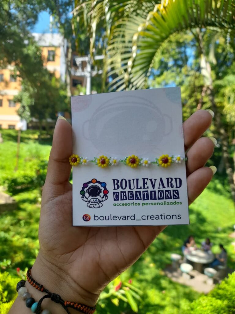 Pulseras de girasoles